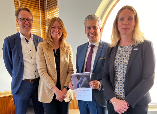 Mattias Bergman, Jessica Alenius, Khashayar Farmanbar, och Åsa Pettersson